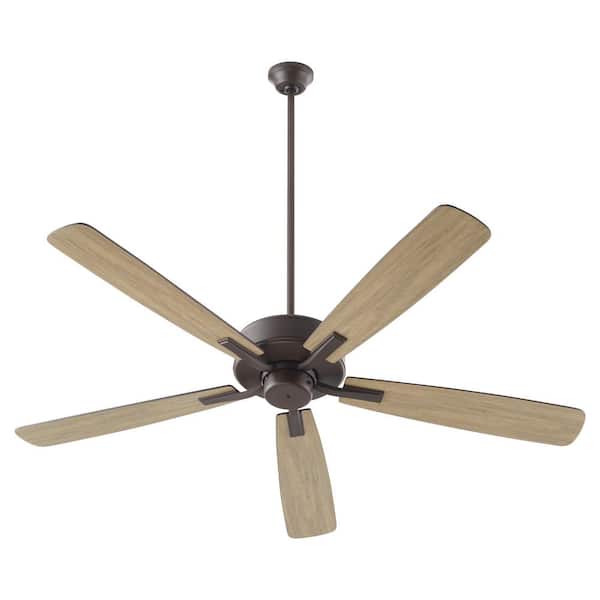quorum Ovation 60 in. Oiled Bronze 5-Blade Ceiling Fan