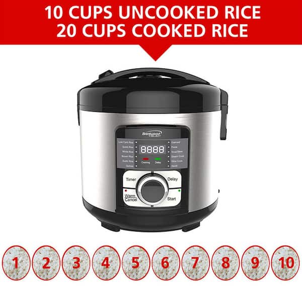 Kitchen HQ 2-Cup Multi-Cooker and Steamer Set w/Spoon & Measuring Cup Open  box