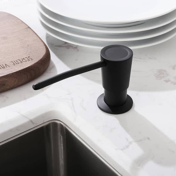 Black Soap Dispenser Kitchen Sink