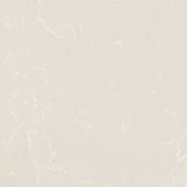 Quartz Countertop Sample in Perla White