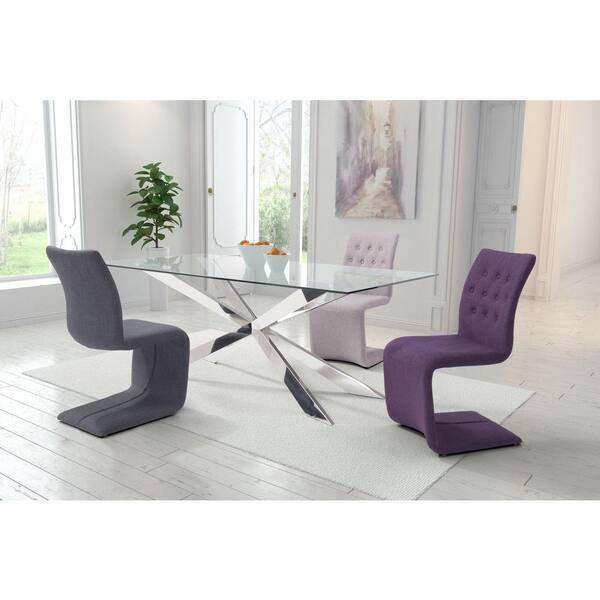 ZUO Hyper Beige Polyblend Dining Chair (Set of 2)