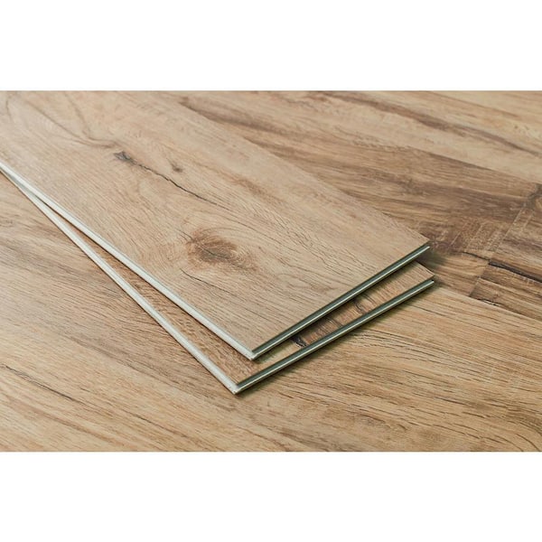 Montserrat Take Home Sample - Manifesto Sublime Teak 20 MIL x 7 in. W x 60 in. L Click Lock Waterproof Vinyl Plank Flooring