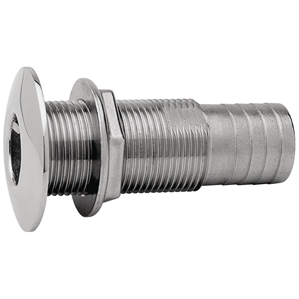 Thru Hull in Stainless Steel 1 in. For Hose