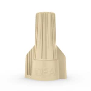 Tan Twister Wire Connector, Bag of 100