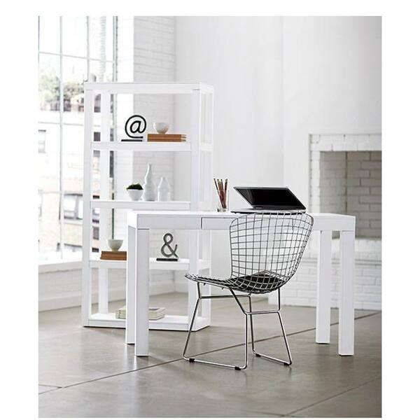 Unbranded - Parsons Writing Desk in White