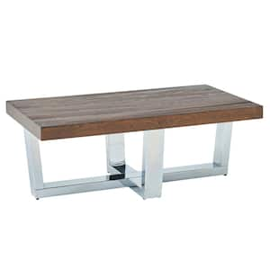 Laredo 48 in. Chestnut Brown Rectangle Cocktail/Coffee Table