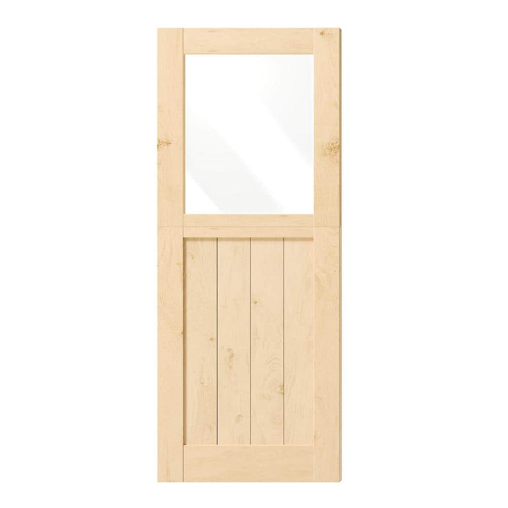 Reviews for TENONER 32 in. x 80 in. Finished Interior Dutch Door, Half