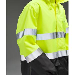 High Visibility ANSI Class III Rain Suit Jacket