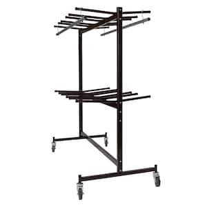 1320 lbs. Weight Capacity Chair Truck with Checkerette Bars to Hold 60-70 Coats or Up to 84 Folding Chairs
