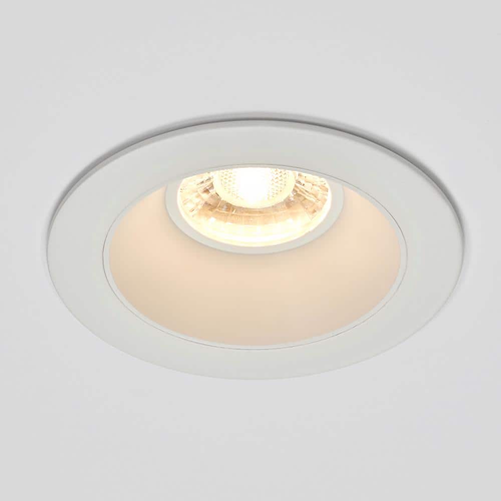 4-Inch White Aluminum LED Recessed Downlight with Junction Box