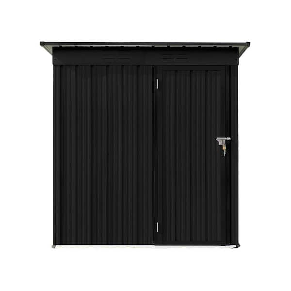 5 ft. W x 4 ft. D Metal Shed, Outdoor Storage Shed with Door&Lock, Waterproof Garden Storage Tool Shed (20 sq. ft. )
