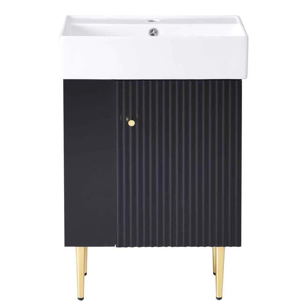 Cesicia 21.6 in. W x 12.2 in. D x 33.9 in. H Freestanding