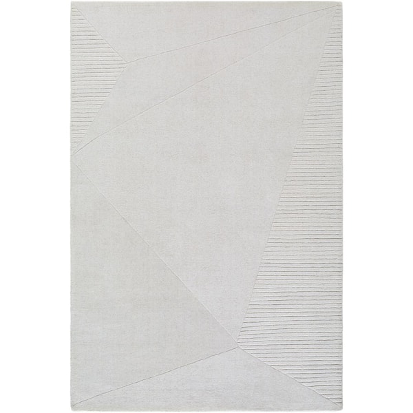 Taraash TRH-2308 8 ft. x 10 ft. Gray Handmade, Area Rug