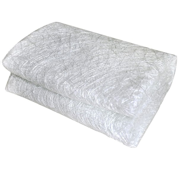 R-Value 2 Unfaced Fiberglass Insulation Roll 41 in. x 13.2 ft. Wide Fiberglass Chopped Strand Mat for Surface Repair