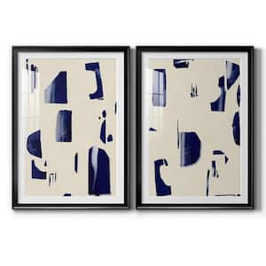 Fragment Abstraction I by Wexford Homes 2-Pieces Framed Abstract Paper Art Print 30.5 in. x 42.5 in.
