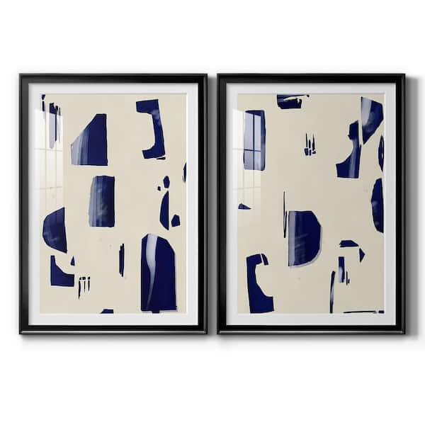 Wexford Home Fragment Abstraction I by Wexford Homes 2-Pieces Framed Abstract Paper Art Print 30.5 in. x 42.5 in.