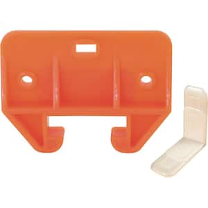 Orange, Plastic Drawer Track Guide Kit (2-pack)