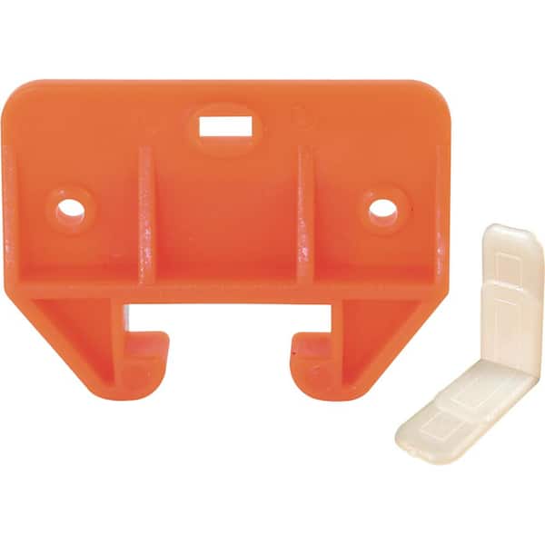 Prime-Line Orange, Plastic Drawer Track Guide Kit (2-pack)