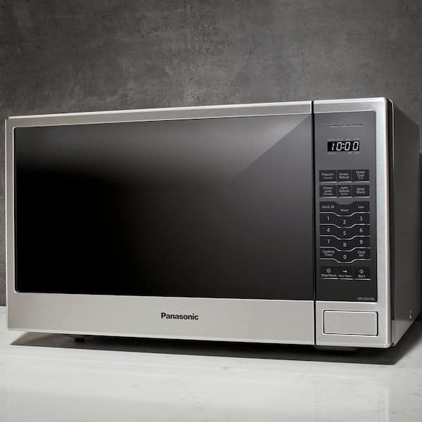 Panasonic 1.3 cu. ft. Countertop Microwave Oven in Stainless Steel