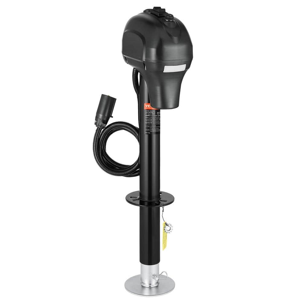 Electric Trailer Jack, 3500 lbs., Heavy Duty RV Electric Power Tongue Jack with 7-pin Connector, Manual Crank Handle price history on PriceWatchPro