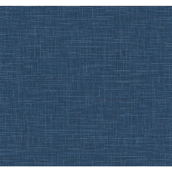 Seabrook Designs Cobalt Glitter Faux Finish Paper Unpasted Nonwoven Wallpaper Roll 60.75 sq. ft.