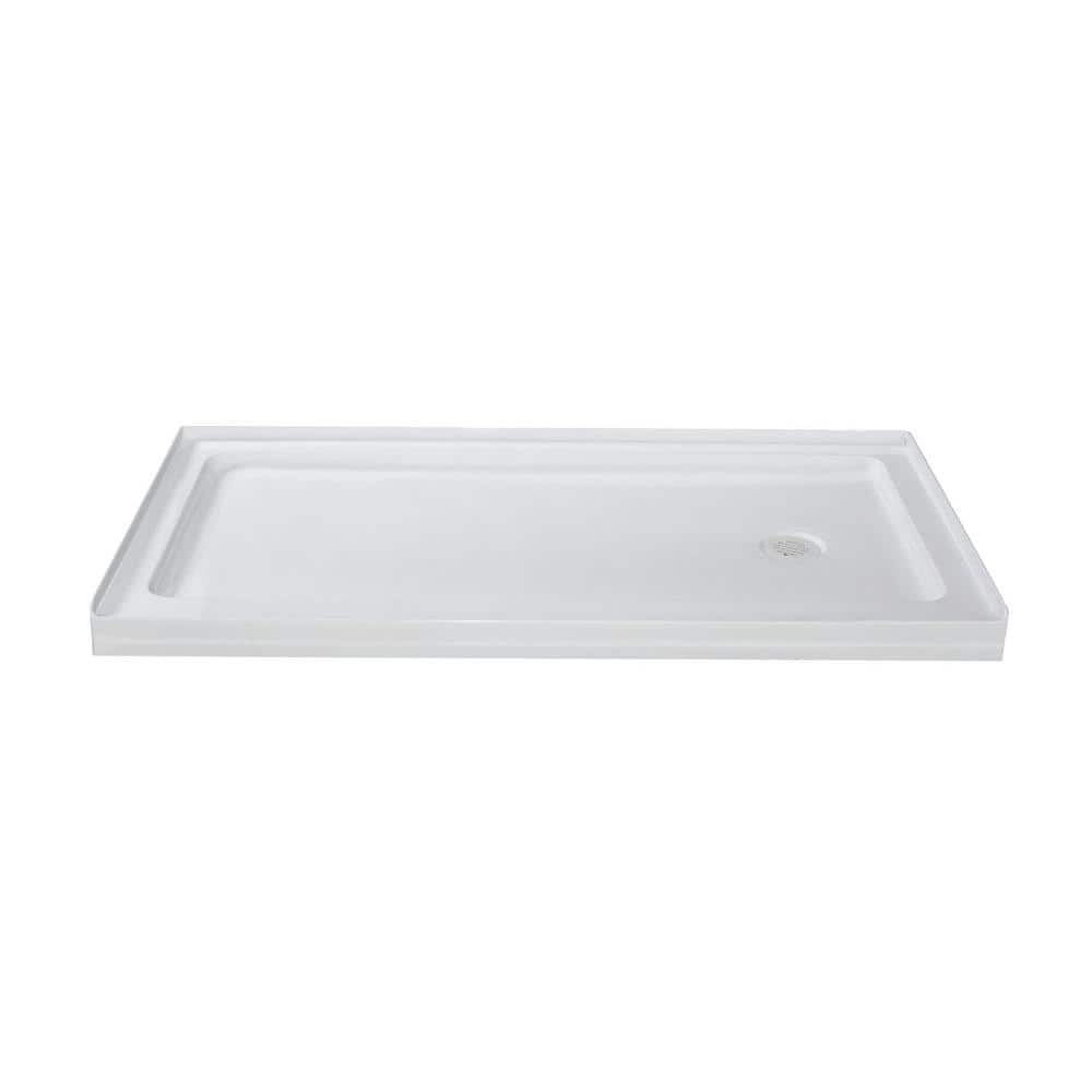 Langham 60" Frameless Sliding Shower Door with Chrome Finish