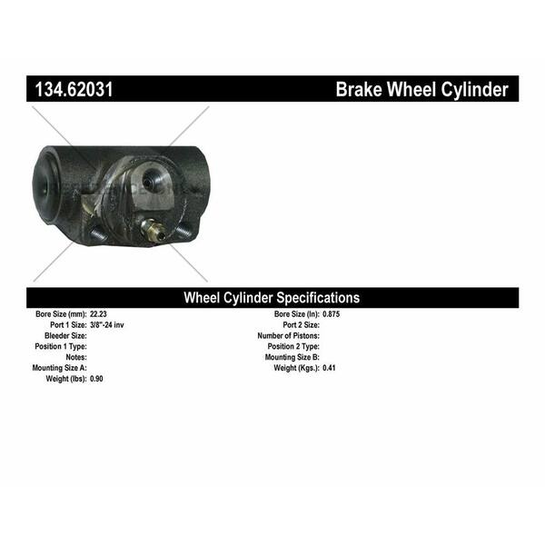 Centric Parts Drum Brake Wheel Cylinder