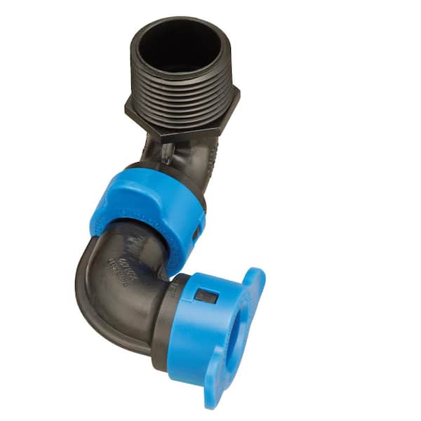 Orbit 1/2 in. Blu-Lock 3X x 3/4 in. MPT Swing Joint