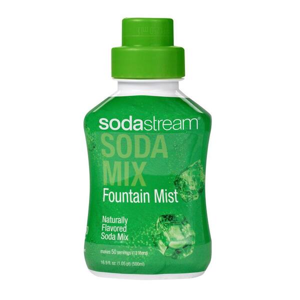 SodaStream 500ml Soda Mix - Fountain Mist (Case of 4)