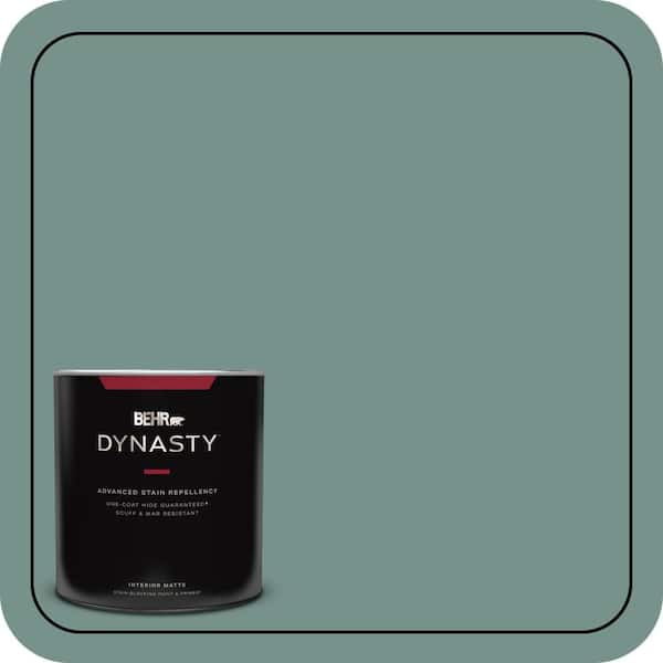 1 qt. #S430-5 Longmeadow One-Coat Hide Matte Interior Stain-Blocking Paint and Primer
