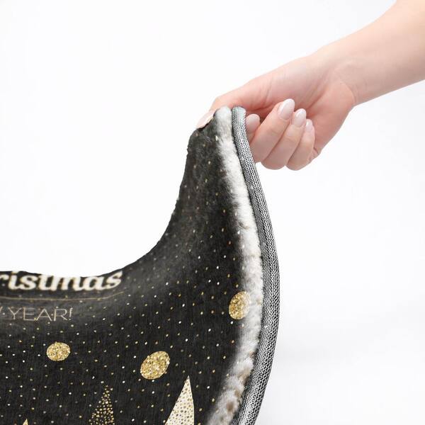 Dream Shag Premium Machine Washable Abstract ADS222 Midnight 3 ft. x 4 ft. Area Rug