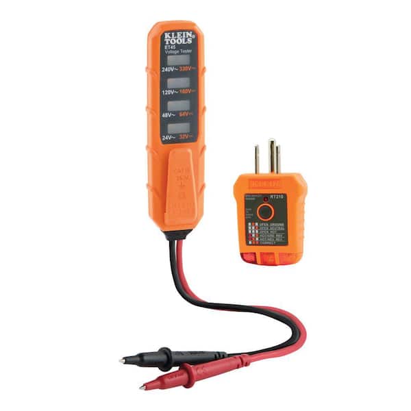 Klein Tools - Electrical Test Kit with Voltage and Receptacle Tester