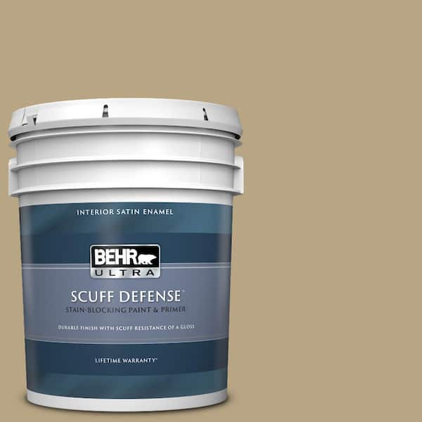 BEHR ULTRA 5 gal. Home Decorators Collection #HDC-CT-07 Country Cork Extra Durable Satin Enamel Interior Paint & Primer