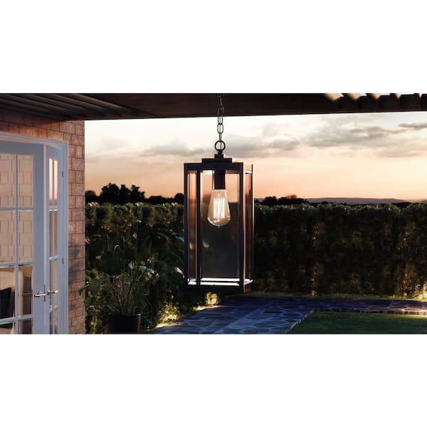 Quoizel Westover 1-Light Black Outdoor Pendant Light WVR1907EK