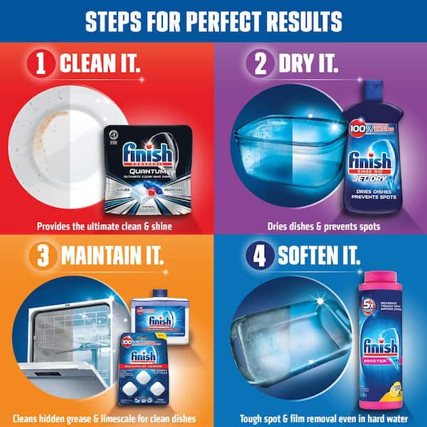 Finish® Jet-Dry® Baskets Rinse Aid 2 ct Box, Dish Detergent