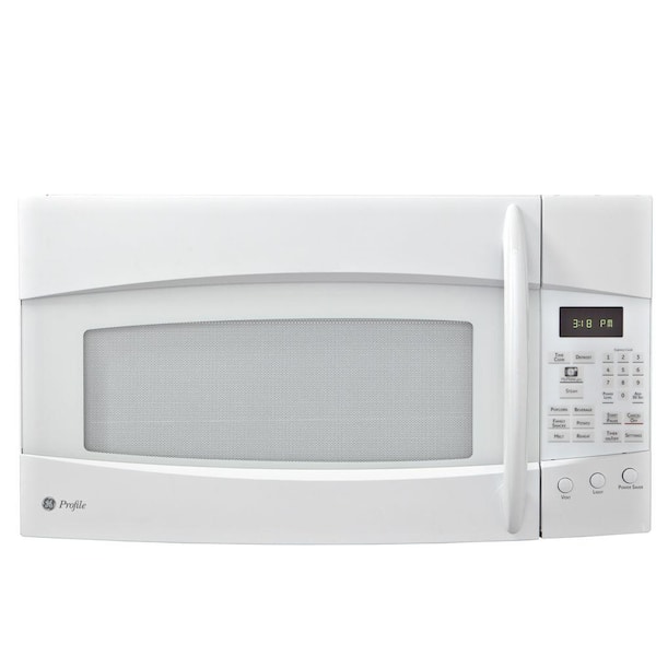 GE Profile Spacemaker 1.9 cu. ft. Over-the-Range Microwave in White-DISCONTINUED