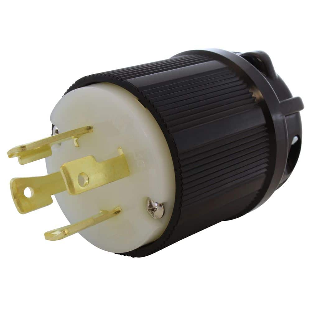 NEMA L16-30P 3-Phase 30A 480V 4-Prong Locking Male Plug in Black with UL, C-UL Approval price history on PriceWatchPro
