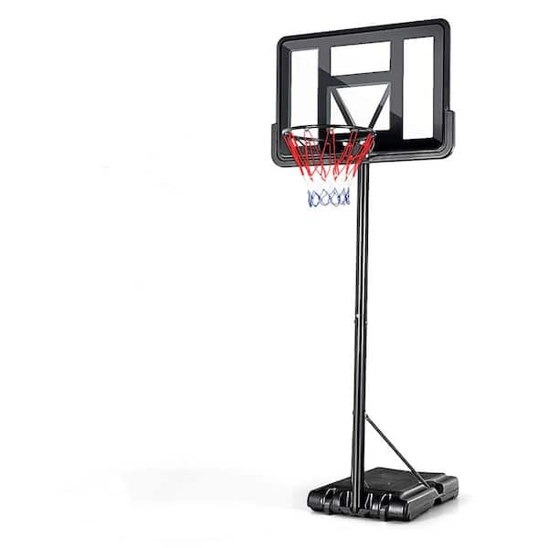 4.25 ft. - 10 ft. T-Goals Portable Basketball Hoop Height Adjustable basketball hoop stand