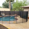 VINGLI 5 ft. x 12 ft. Pool Safety Fence for In Gound Swimming Pool in ...