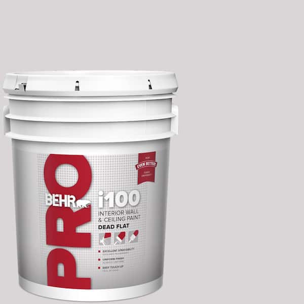 BEHR PRO 5 gal. #MQ3-29 So Shy Dead Flat Interior Paint