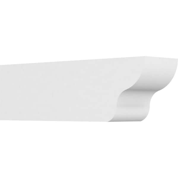 Ekena Millwork 5 in. x 6 in. x 20 in. Standard Greensboro Architectural Grade PVC Rafter Tail Brace