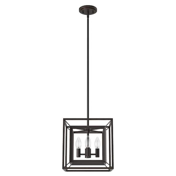 Hunter Doherty 4-Light Onyx Bengal Island Chandelier