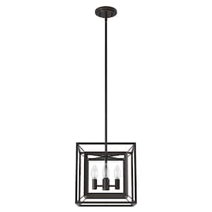 Doherty 4-Light Onyx Bengal Island Pendant Light