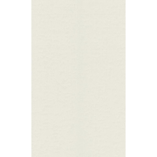 Off-White Vertical Plain Printed Non-Woven Paper Non-Pasted Textured Wallpaper 57 sq. ft.