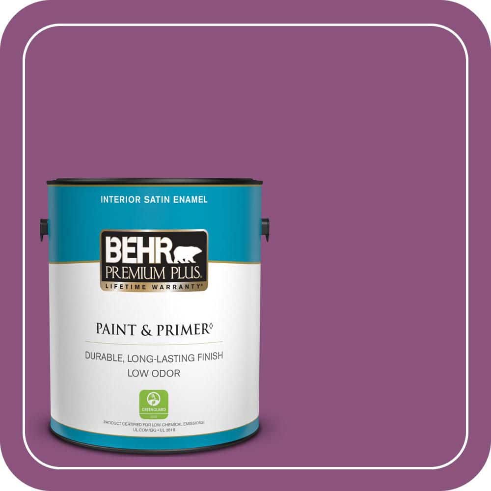 1 gal. Home Decorators Collection #HDC-MD-07 Dynamic Magenta Satin Enamel Low Odor Interior Paint & Primer price history on PriceWatchPro