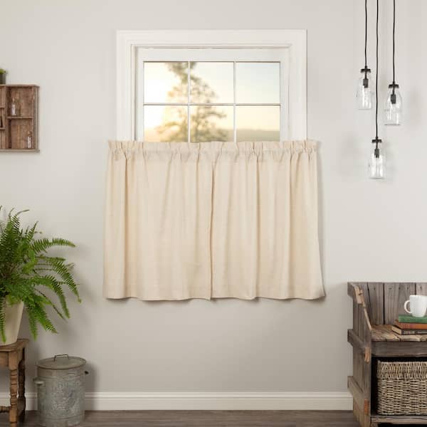 VHC Brands Simple Life Flax Window Panel