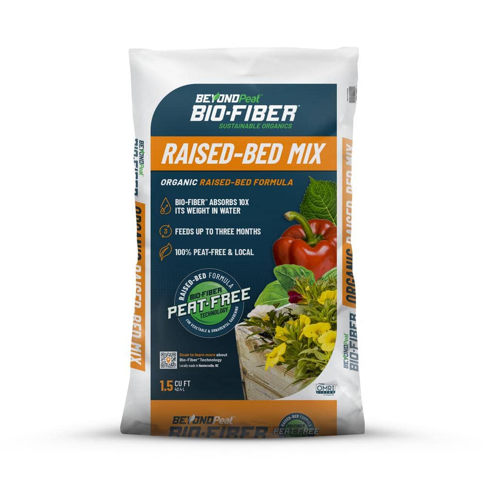BEYONDPEAT 1.5 cu. ft. Organic Raised Bed Mix Soil 19327 The Home Depot