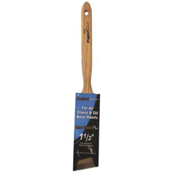 1-1/2 in. White China Bristle Angle Sash Oil Paint Brush