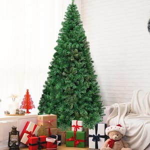 8 ft. Green Holiday Season PVC Artificial Christmas Tree Indoor Outdoor Stand