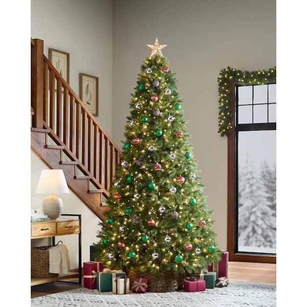 d*9様 DECORTÉ Wildflower Woodland xmas 20 Amazon.com: Flocked Winter Fir 9'x10 Flocked Hard Needle